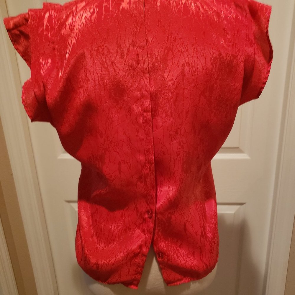 Red Women's Shell top - Picture 2 of 3